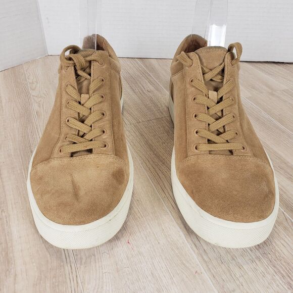 Vince Tan Suede Peyton Lace‑Up Sneakers Women’s Size 8 Minimalist Casual Shoe main image 7
